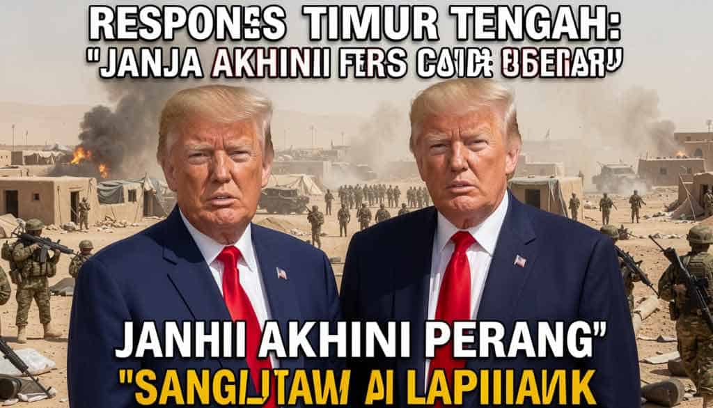 Misi Damai Trump: Janji Akhiri Perang vs Benturan Realitas Timur Tengah